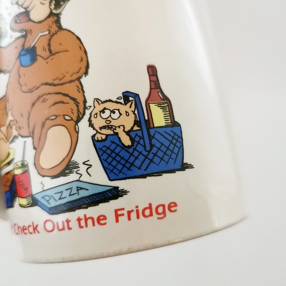 Alf Coffee Mug Funny Diet 1980s TV Show Character Russ Berrie Made in Korea - Picture 10 of 11